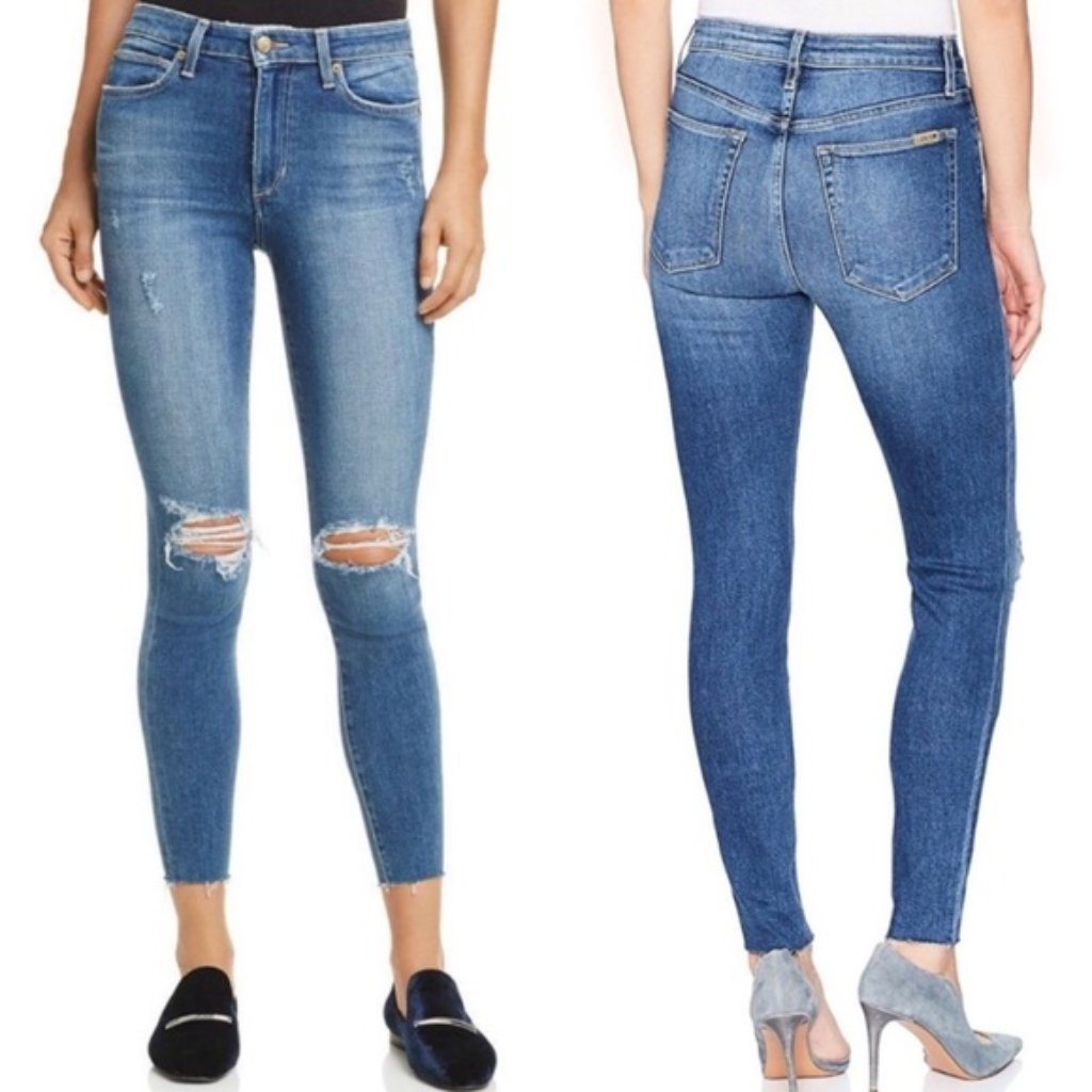 Anthropologie Joe's Jeans Women Skinny Jeans Charlie High Rise Waist Distressed